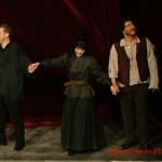 Juan Pons, Patrick Fournillier, Sylvie Valayre, José Cura (LA FANCIULLA DEL WEST, Opernhaus 2004-05-09)